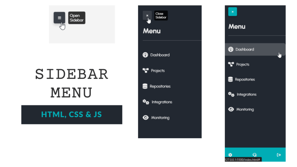 sidebar menu